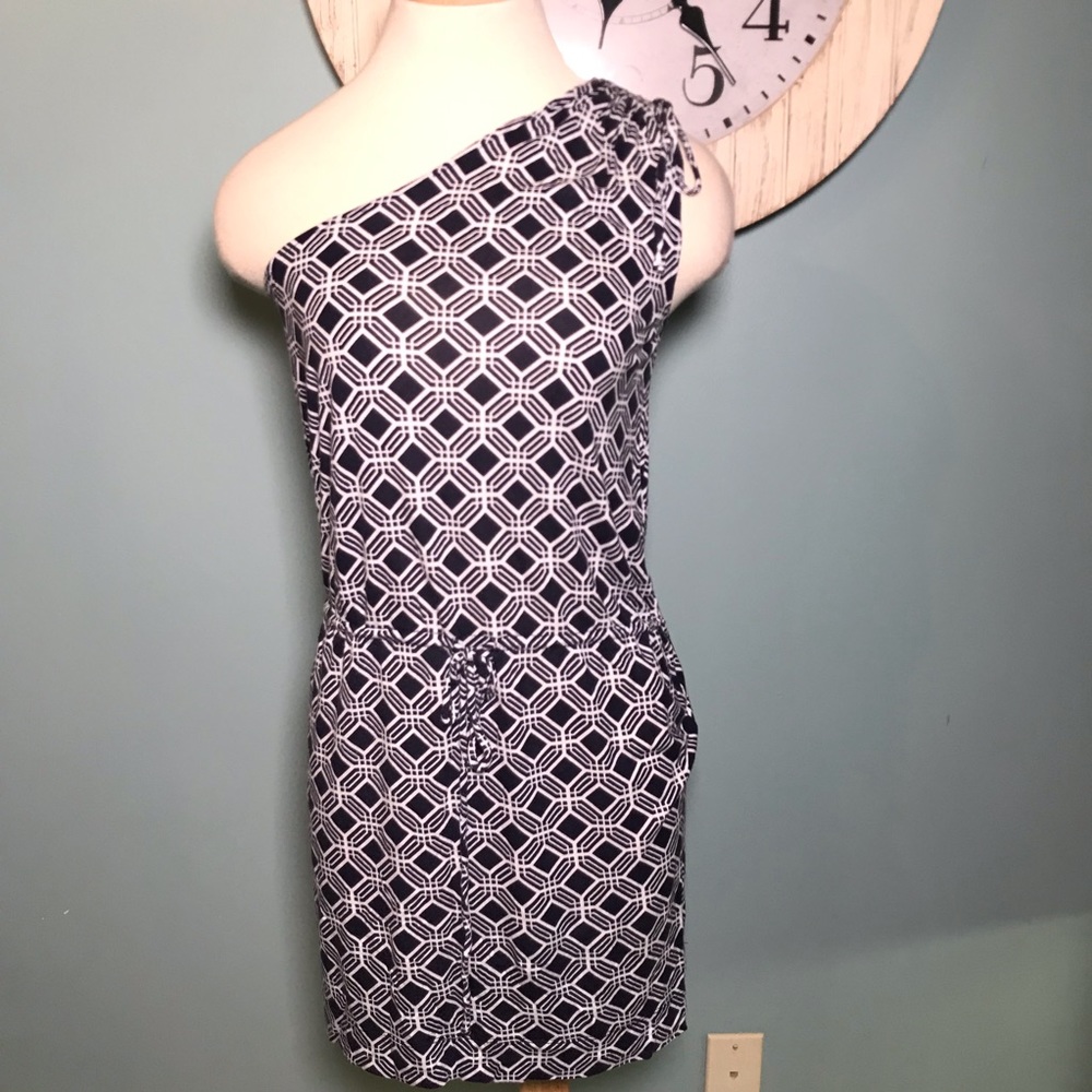 Banana Republic single sleeve jersey knit dress S